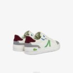 Lacoste l004 tênis de lona mulheres branco e verde claro 2l6 88BL2755 - Image 2