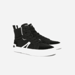 Lacoste l004 tênis mid canvas homens preto e branco 312 88BL1804 - Image 2