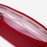 Lacoste l.12.12 conceito bolsa plana cruzada mulheres alto risco vermelho 883 88BL2771 - Image 3
