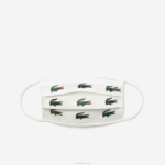 Lacoste l.12.12 máscaras faciais de algodão pacote com 3 homens verde branco 2bt 88BL2290 - Image 2