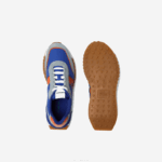 Lacoste l-spin deluxe couro de inverno e sapatos ao ar livre têxteis homens azul laranja ba1 88BL1780 - Image 4