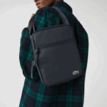 Lacoste lcst bolsa cruzada petit pique com zíper médio homens eclipse b88 88BL2012