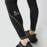 Lacoste leggings térmicas esportivas homens preto amarelo 60r 88BL1112 - Image 7