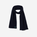 Lacoste lenço de lã salpicado homens azul marinho 7cg 88BL2302 - Image 2