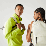 Lacoste marca neocroc e mochila coordenada homens pólen noir k73 88BL2102