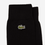 Lacoste meias de corte alto de mistura de algodão homens preto 031 88BL1659 - Image 2
