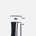 Lacoste meias esportivas homens branco azul ui5 88BL517 - Image 2