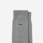 Lacoste meias piqué de corte alto de algodão pacote com 3 homens ano chine cinza 88BL1663 - Image 2