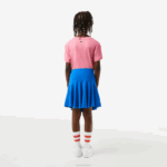 Lacoste mini saia elástica garotas azul kxb 88BL3097 - Image 3