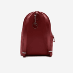 Lacoste mochila clássica diária em lona piquê revestida mulheres bordeaux c88 88BL2845 - Image 2