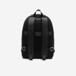 Lacoste mochila de couro chantaco com costura fosca homens preto 000 88BL2022 - Image 3