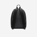 Lacoste mochila de lona com monograma the blend homens monograma noir gris h45 88BL2058 - Image 4