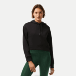 Lacoste moletom com capuz mulheres preto 031 88BL2417