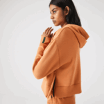 Lacoste moletom com capuz mulheres wwc laranja 88BL2418 - Image 2