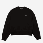 Lacoste moletom com logo nas costas mulheres preto 031 88BL2391 - Image 4