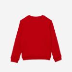 Lacoste moletom de lã de algodão crianças vermelho 240 88BL2974 - Image 2