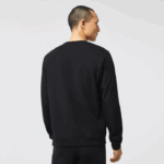 Lacoste moletom de lã de algodão homens preto c31 88BL1387 - Image 3