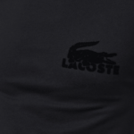 Lacoste moletom de lã de algodão homens preto c31 88BL1387 - Image 4
