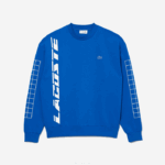 Lacoste moletom piquê solto homens azul k1q 88BL1001 - Image 5