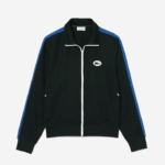 Lacoste moletom piquet com zíper e gola alta regular fit homens verde yzp 88BL1016 - Image 5