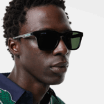 Lacoste oculos de sol homens preto fosco 001 88BL2190