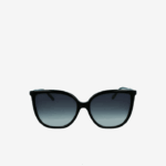 Lacoste óculos de sol tubulares de acetato de borboleta mulheres preto fosco 001 88BL2906