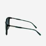Lacoste óculos de sol tubulares de acetato de borboleta mulheres preto fosco 001 88BL2906 - Image 3