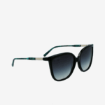 Lacoste óculos de sol tubulares de acetato de borboleta mulheres preto fosco 001 88BL2906 - Image 5