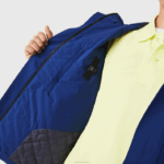 Lacoste parka acolchoada resistente à água homens bdm azul 88BL1308 - Image 4