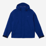 Lacoste parka acolchoada resistente à água homens bdm azul 88BL1308 - Image 5