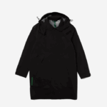 Lacoste parka impermeável com capuz removível na altura do joelho homens preto 031 88BL1273 - Image 6