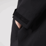 Lacoste parka impermeável com capuz removível na altura do joelho homens preto 031 88BL1273 - Image 8
