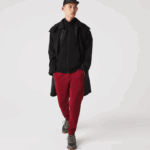 Lacoste parka impermeável com capuz removível na altura do joelho homens preto 031 88BL1273 - Image 9
