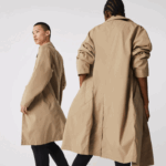 Lacoste parka longa leve e abotoada resistente à água homens bege c5u 88BL1286 - Image 3