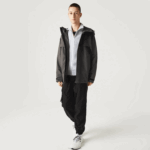 Lacoste parka repelente de água homens preto 031 88BL1257 - Image 2