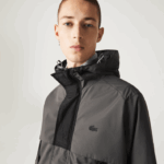 Lacoste parka repelente de água homens preto 031 88BL1257 - Image 4