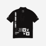 Lacoste pólo de algodão orgânico live x minecraft solto homens preto 031 88BL938 - Image 6