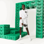 Lacoste pólo de algodão oversized live x minecraft mulheres branco 001 88BL2523 - Image 6
