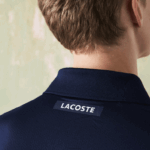 Lacoste pólo de tênis esportivo ultra-dry piquê homens azul marinho roxo verde xc3 88BL784 - Image 3