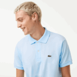 Lacoste polo l.12.12 original homens azul claro t01 88BL61 - Image 2