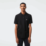 Lacoste polo l.12.12 original homens preto 031 88BL59