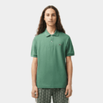Lacoste polo l.12.12 original homens verde caqui kx5 88BL58