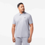 Lacoste polo mesclado original l.12.12 homens chine cinza cca 88BL127 - Image 6