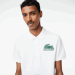 Lacoste polo mini piquê de algodão homens branco 001 88BL101 - Image 2