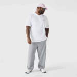 Lacoste polo petit piquet de algodão - plus size - grande homens branco 001 88BL169