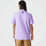 Lacoste pólo piquê de algodão respirável de movimento ativo homens gfu roxo 88BL602 - Image 3