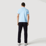 Lacoste polo piquet slim fit gola com letras respirável leve homens hbp azul 88BL900 - Image 3