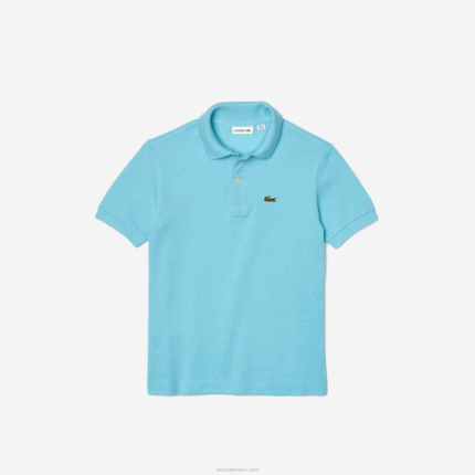 Lacoste polo regular fit petit piquet crianças azul 3n0 88BL3117