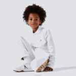 Lacoste polo regular fit petit piquet crianças branco 001 88BL2944 - Image 2