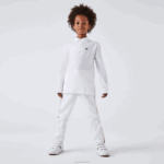 Lacoste polo regular fit petit piquet crianças branco 001 88BL2944 - Image 4